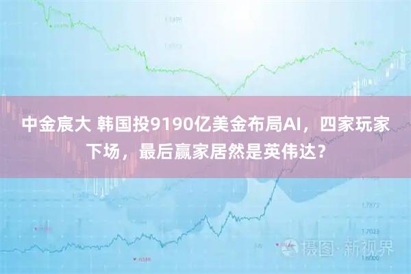 中金宸大 韩国投9190亿美金布局AI，四家玩家下场，最后赢家居然是英伟达？